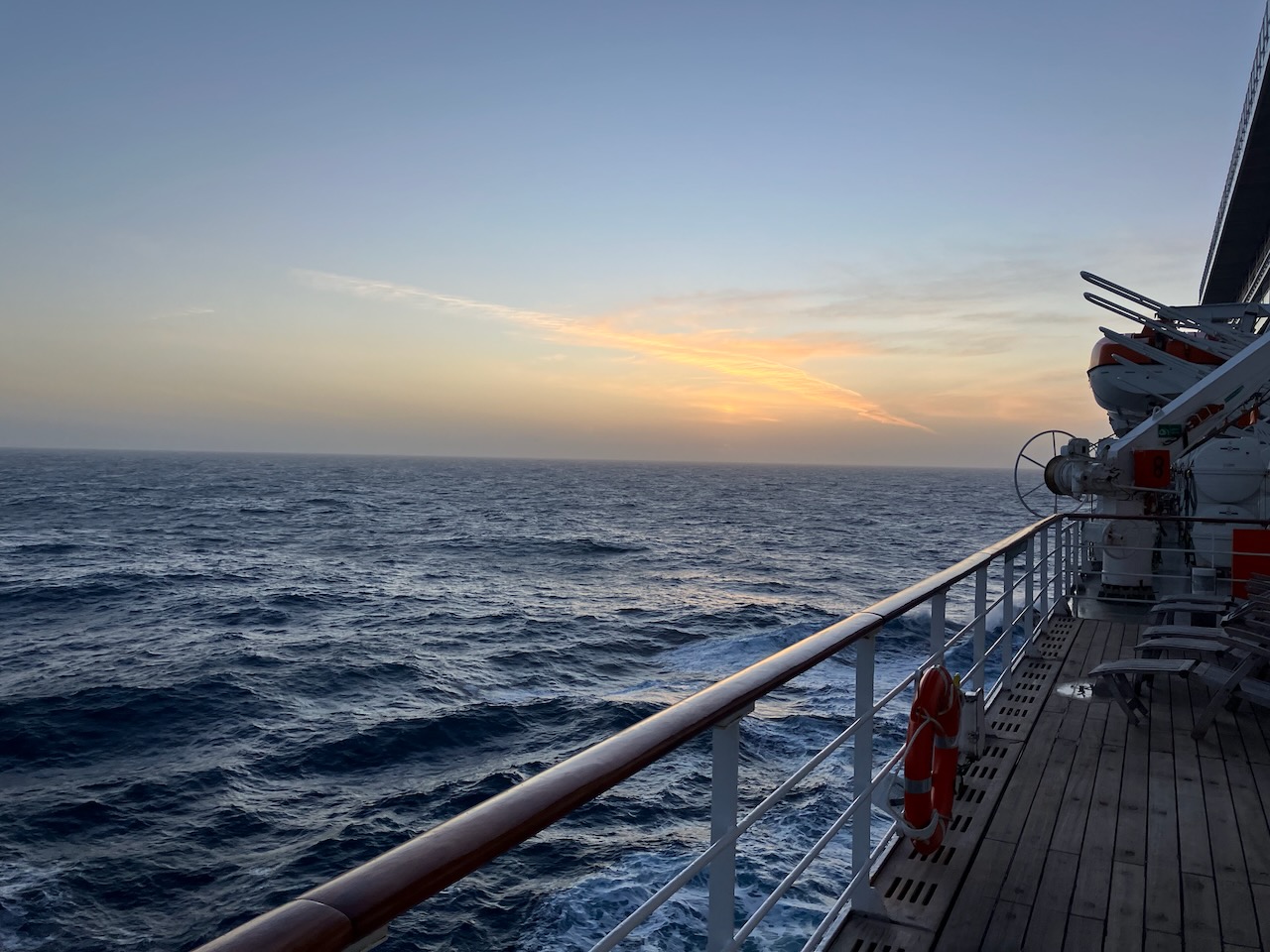 Über den stürmischen Atlantik