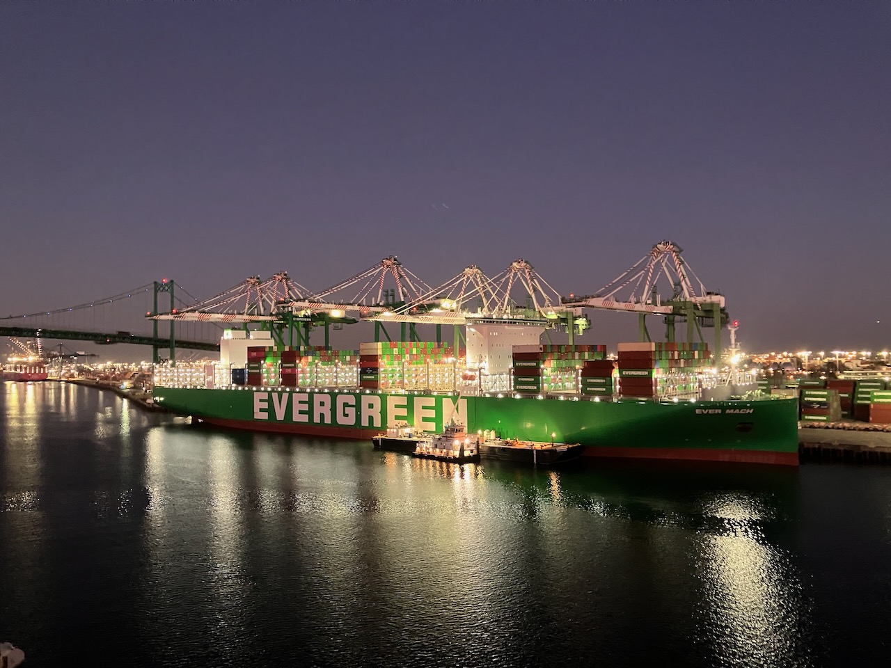 Im Hafen von Los Angeles